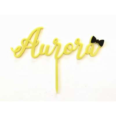 Wiggle Bow Cake Topper